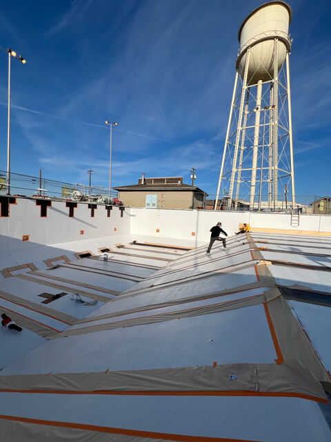 Toppenish city pool resurfacing, in progress